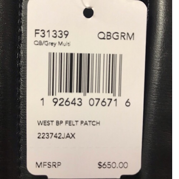 NWT Coach West Backpack W/ Military Patches $650 - Picture 4 of 4